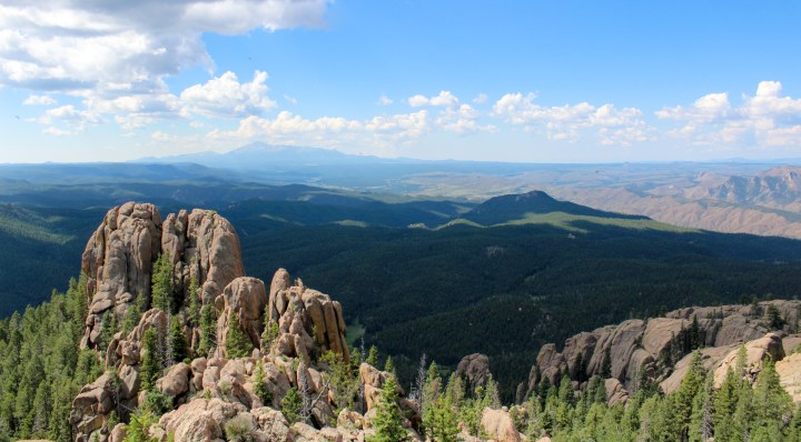 View from Devil's Head Fire Lookout.