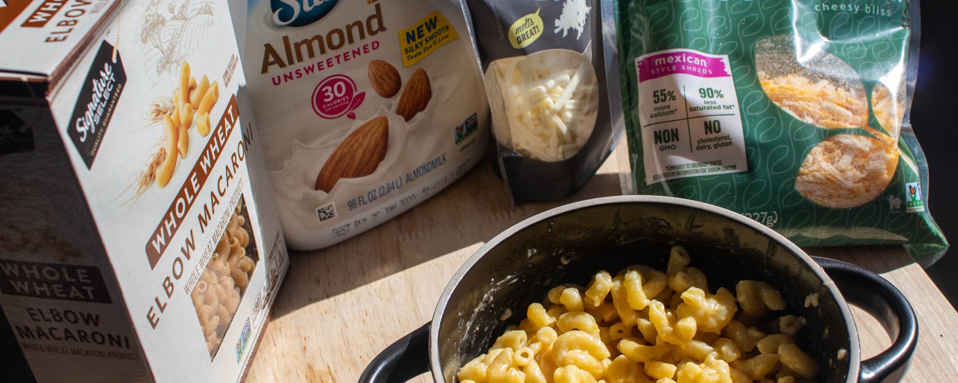 Consider trying vegan alternatives when making mac n’ cheese.