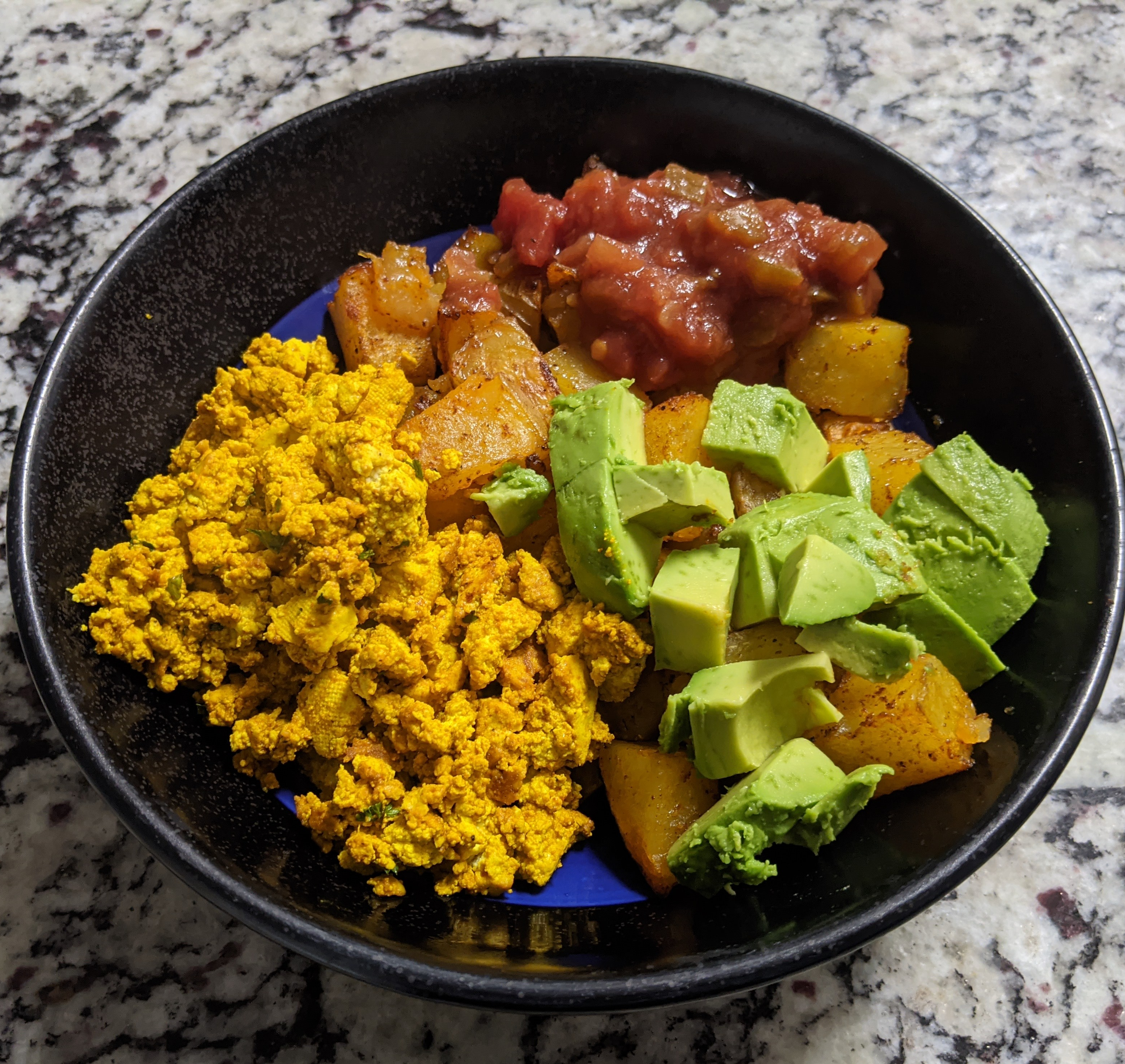 tofu scramble breakfast bowl