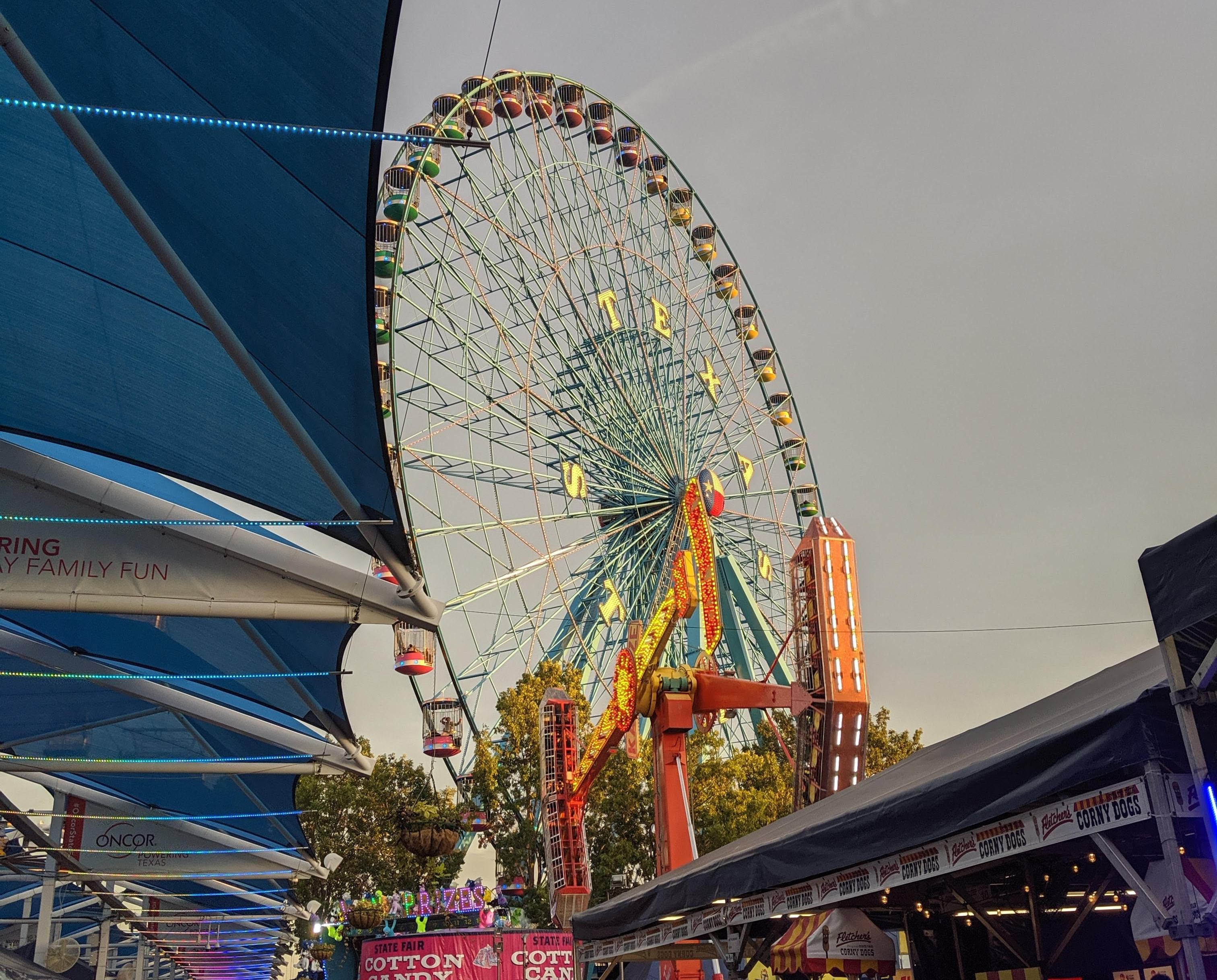Epic ferris wheel at the State Fair of Texas.